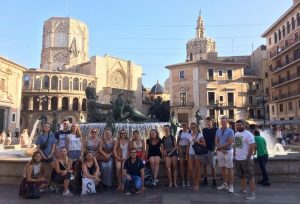 Tour por el centro histórico Valencia, Hispania, escuela de español