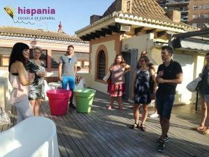 Welcome Tour, terraza, Hispania, escuela de español