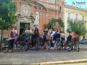 Ruta en bici por Valencia, Hispania, escuela de español