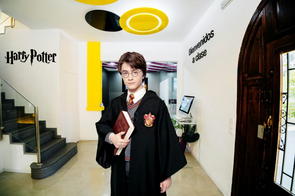 Harry Potter en Hispania, escuela de español