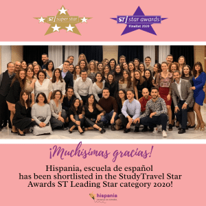 Hispania, escuela de español nominada StdyTravel Star Awards ST Leading