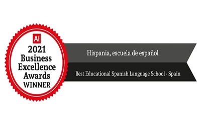 Vencedores do Prêmio de Excelência Empresarial 2021 concedidos a Hispania, escuela de español