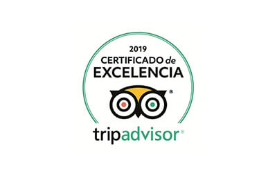 Certificado de Excelência TripAdvisor 2019 Hispania, escuela de español