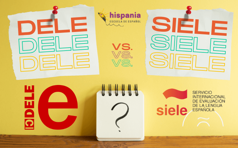 exámenes DELE y SIELE en Hispania, escuela de español