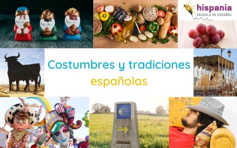 İspanya'nın gelenekleri ve meraklı gelenekleri. Hispania, escuela de español