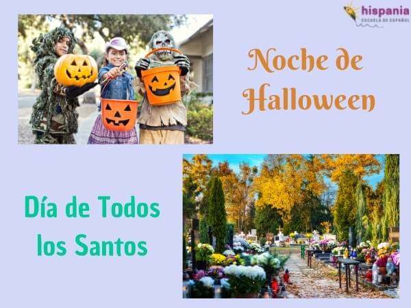 Differences between Halloween and All Saints' Day. Hispania, escuela de español