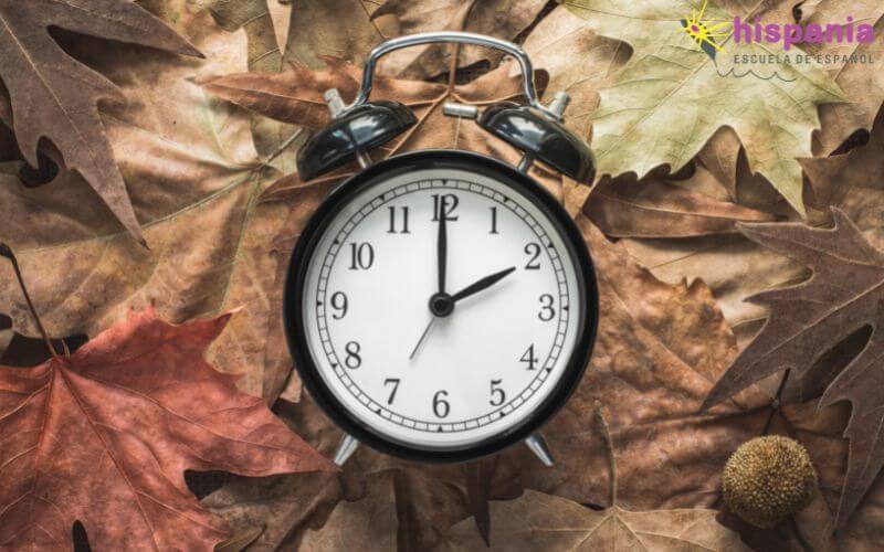 El otoño en España y su cambio de hora en octubre. Hispania, escuela de español
