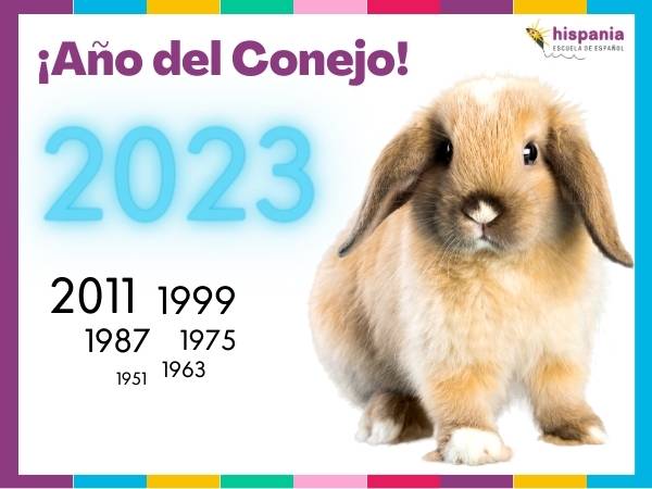 Año chino del conejo. Hispania, escuela de español