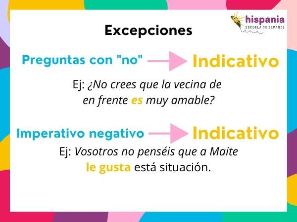 Excepciones verbos de cabeza. Hispania, escuela de español