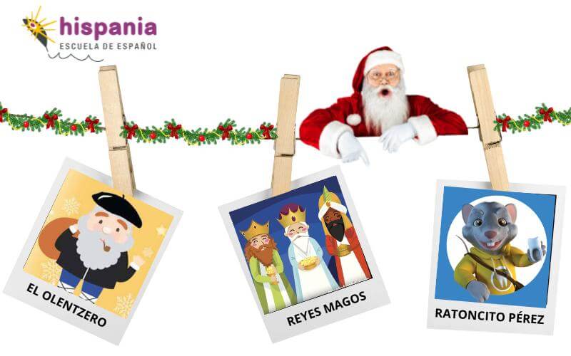Los Reyes Magos, Papá Noel y otros personajes mágicos españoles. Hispania, escuela de español
