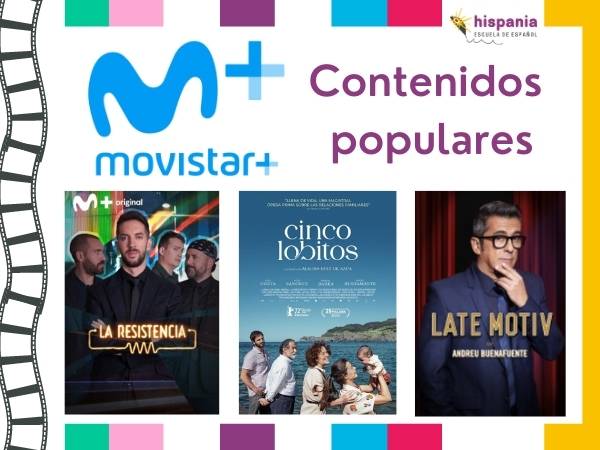 Movistar + lite plataforma de entretenimiento, películas y series. Hispania, escuela de español