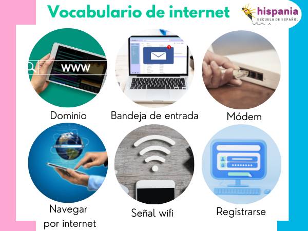 Vocabulario de internet. Hispania, escuela de español