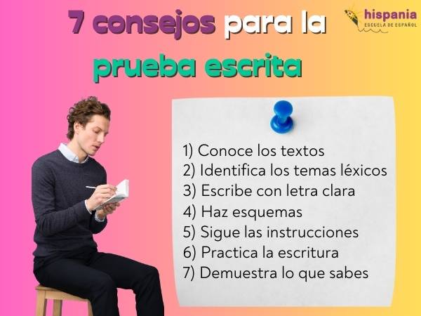 7 consejos claves para aprobar la expresión e interacción escritas en el examen DELE. Hispania, escuela de español