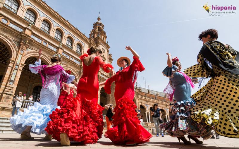 De meest populaire dansen en traditionele dansen van Spanje. Hispania, escuela de español