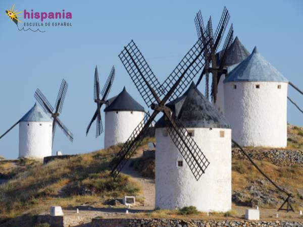 Molinos de viento. Hispania, escuela de español