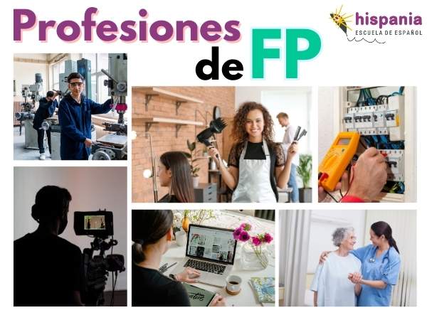 FP Familias profesionales. Hispania, escuela de español