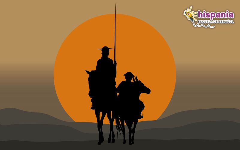 Don Quijote de la Mancha. Hispania, escuela de español