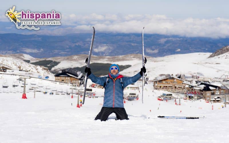 スペインの最高のスキーリゾート。 Hispania, escuela de español
