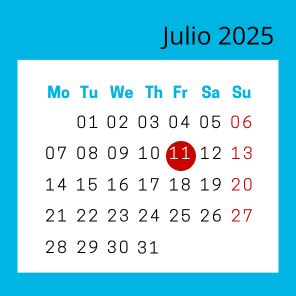 DELE JULIO 2025